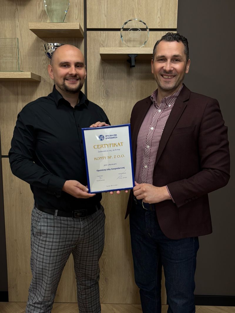 KONTY Sp. z o.o. becomes a member of the Opole Chamber of Commerce